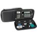 Diabetic Travel Case Kit - Compact Hard Shell Organizer Bag for Glucose Meter and Testing Supplies - Black - Buy Online on GoSupps.com