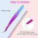 Rose Blue Lash & Precision Tweezers Set for Women and Men - Ideal for Eyebrow, Facial Hair, Beards, and Ingrown Hair Removal - Buy Online on GoSupps.com