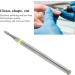 Cuticle Clean Nail Drill Bit Fine Grinding Tungsten Steel Less Dust Pedicure Manicure Nail Drill Bit - Buy Online on GoSupps.com