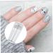 Beatifufu 4 Fully Transparent Handle with Lid Silicone Seal Nails Accessories Jelly Stamper for Nail Art Nail Polish Nail Art Stamping Kit Nail Kit for Manicure Tools Image Plastic - Buy Online on GoSupps.com