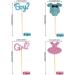 UXYOKM 24Pcs Boy or Girl Cupcake Toppers Blue Pink Glitter Gender Reveal Cupcake Picks Baby Shower Birthday Party Cake Decorations Supplies - Buy Online on GoSupps.com