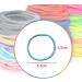 XCOZU 200 Pieces Baby Hair Ties Multicolor No Metal Elastics for Little Girls - 2.5cm x 0.2cm - Buy Online on GoSupps.com