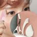 Professional Eyebrow Trim & Razor for Women | Eyebrow Scissors & Accessories | T1T6 Brow Trimmer & Comb with Rose - Buy Online on GoSupps.com