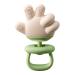 Finger Baby Teething Toys Rattle Silicone Teething Toys for Babies 3-12 Months Baby Teething Relief Chew Toys Green