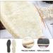 Heallily Womens Fluffy Slippers 2 Pairs Sheepskin Insoles - Cozy Winter Wool Fur Inserts for Shoes, Boots, Slippers - Beige 36 - Buy Online on GoSupps.com