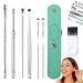 Pleteffect Ear Cleaner The Most Professional Ear Cleaning Master in 2024 Earwax Cleaner Tool Set Portable Earwax Removal Kit Ear Cleaner Earwax Removal Tools with PU Leather Case (A Green) A Green