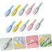Healeved 40 Pcs Small Hair Brush Infant Comb Scalp Shampoo Brush - Newborn Comfortable Baby Brush Set - Assorted Colors - 13.5X3.9CM - Buy Online on GoSupps.com