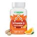 VitaWorks Kids Vitamin D 1000 IU Chewable Tablets - Tasty Natural Orange Flavor - Vegan GMO-Free Gluten Free Nut Free Vitamins - Dietary Supplement for Immune Support - for Children - 120 Chewables