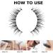 Reusable Self Adhesive False Eyelashes - Natural, Glue-free, Reversible Pairs (L01) - Buy Online on GoSupps.com
