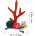 Beaupretty 12 Pairs Christmas Hair Clips Antler Hair Barrette Kids Hair Accessories Antler Hair Clip Kids Hair Clips Girls Hair Clips Hair Pin Christmas Hairpin Pompom Cute Elder Issue Card - Buy Online on GoSupps.com