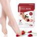 Foot Peel Mask 3Pcs Natural Aloe Vera Gel Foot Mask Foot Peel Mask For Hard Skin Exfoliating Feet Peeling Socks Foot Callus Remover Foot Care Foot Spa Feet Hard Skin Remover(Rose)