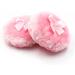3 PCS Large Powder Puff 4 Inch Velour Body Powder Puff Round Fluffy Powder Puffs Ultra Soft Body Puff Washable for Loose Body Powder Face Powder Baby Powder Makeup Cosmetic with Ribbon Bow - Buy Online on GoSupps.com