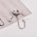 Buy Bohemia Moon Cuff Chain Earrings | Silver Chain Climber & Dangle Earrings Set for Women & Girls - Stylish Tassel & Cartilage Designs - Buy Online on GoSupps.com