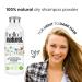 Dry Shampoo Powder | Benzene Free & Non-Aerosol | 100% Natural Vegan Formula | Large Size | Long Lasting & Recyclable | Shop Internationally - Buy Online on GoSupps.com