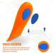 Memory Foam Insoles for Men and Women - Smosun Cushioned Shock Absorption Inserts - Relieve Foot Pain & Plantar Fasciitis - L (Men 9-10 / Women 10-11) - Buy Online on GoSupps.com