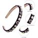 scicent Purple Headband Vintage Crystal Rhinestone Hairbands Bling Sparkle Diamond Hair Band Velvet Padded Hair Hoops Party Wedding Head Hoop Fashion Hair Accessories for Women - 27321 - Buy Online on GoSupps.com