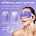 BeHoomi Steam Eye Mask for Dark Circles & Puffiness - Heated Eye Compress for Stress Relief - Disposable & Moist Heat for Dry Eyes - Home & Office Use - Buy Online on GoSupps.com