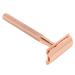 Premium Wet Razor Set for Men - Waterproof Safety Razor Tight & Clean Shave - Portable Metal Hair Blade Handle in Ros Gold - Perfect Gift for Him - Buy Online on GoSupps.com