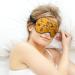 Honey Bees Hive Sleep Mask - Adjustable Blindfold for Sleeping & Travel - Men's and Women's Eye Cover for Nighttime Relaxation - Buy Online on GoSupps.com