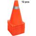 Kiddie Play 7 Traffic Cones (12 Pack) for Sport Training - Soccer Cones in Orange - Buy Online on GoSupps.com