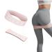 Yoga elastic bands Fitness men's and women's resistance bands elastic bands Hip strength training Stretch tension bands Hip curling exercises(pink)