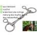 AMKA Baucher Snaffle Bit - Double Broken Solid Stainless Steel - 13.5 | International Shipping Available - Buy Online on GoSupps.com