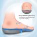 Plantar Fasciitis Relief Insoles for Men 10-10.5/Women 12-12.5 - Arch Supports for Flat Feet, High Arch & Foot Pain - Gel Inserts - Navy Red - Buy Online on GoSupps.com