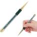 Manicure Liner Pen Nail Rhinestone Picker Dotting Pen Nail Art DIY Decoration Tool for Household Nail Shop (Dark green stripes (short pull cord)) - Buy Online on GoSupps.com