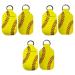 Hand Sanitizer Holder for Backpack Kids Travel Size Baseball Softball Keychain (Softball Pack of 6)