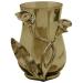 Bathroom Tumbler Cup - Brass and Glass Gold Finish Elegant Toothbrush Toothpaste Holder for Premium Kitchen Home Decor Bathroom Accessories Countertop Organizer - The Calla Lily Collection Calla Lilly