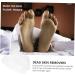minkissy 2 Pairs Footsticker Foot Foot Peel Booties Skin Peel for Feet Cracked Heel Repair Dead Skin Foot Peel Exfoliating Socks Heel Care Exfoliator White Abs Baby White medium - Buy Online on GoSupps.com