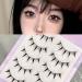 Okdeals 5 Pairs Japanese Style Makeup Manga Lashes Cosplay Anime Eyelash Black Stems Wet Look Spiky Eyelash 3D Little Devil Big Eye Lash Extension Tools Anime Style - 5 Pairs