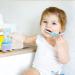 Baby Toothbrush Set - 3 Silicone Cleaning Tools for 0-18 Months | Gum Massage & Soft Bristle Toothbrushes - Buy Online on GoSupps.com