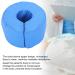 ANGGREK Breathable Foot Pillow - Ankle Support Wedge Cushion for Recovery | Blue Foot Pillows for All Ages - Buy Online on GoSupps.com