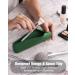 FERYES Travel Makeup Brush Holder L Green - Stylish & Portable Organizer for International Shipping - Buy Online on GoSupps.com