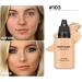 Beauty Black Matte Long Lasting Liquid Foundation Dark Concealer High Coverage Liquid Foundation (Size : 103) - Buy Online on GoSupps.com