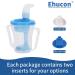 Ehucon Dysphagia Cups for Swallowing People Provale Cup 5CC or 10CC of Liquid Each Time for Prevent Chocking (Blue-Lid) - Buy Online on GoSupps.com