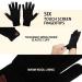 Winter Beanie Hat Scarf Touchscreen Gloves Set - Unisex Warm Knit Fleece Lined - Black One Size - Buy Online on GoSupps.com