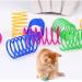 100 pcs Cat Spring Toy Colorful Spiral Springs Creative and Interactive Durable Heavy Plastic Toys for Indoor Cats Swatting Biting Hunting Kitten Toys Multi-colored - Buy Online on GoSupps.com