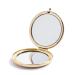 Magnifying Compact Mirror for Purses with 2 x 1x Magnification, Folding Mini Pocket Double Sided Travel Makeup Mirror, Perfect for Purse, Pocket Gold