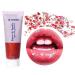 GL-Turelifes Chunky Glitter Gel Glitter Body Gel Festival Glitter Cosmetic Face Hair Nails Makeup Mermaid Sequins Liquid Eyeshadow Long Lasting Sparkling 50ml Easy to Apply& Remove(#07 Red)