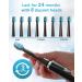 Rechargeable Sonic Electric Toothbrush Set for Adults | 5 Modes, 8 Replacement Heads | Fast Charge, Smart Timer | Deep Cleaning | Black - 9 Piece Set - Buy Online on GoSupps.com