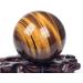 Buy Natural Solid Tiger Eye Ball - Beautiful Stone Ball for Healing & Decor - Buy Online on GoSupps.com