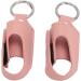 2pcs PU Leather Asthma Inhaler Holder Portable Asthma Inhaler Holder Case with Clip for Home Work or Travel (Pink) - Buy Online on GoSupps.com