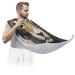 Abstract Tiger Beard Bib Apron Beard Hair Catcher for Men Shaving Fathers Day Anniversary Christmas Gifts for Dad Husband Beard Bib with 2 Suction Cups