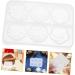 Hohopeti Silicone Mold Biscuit Mold Cooking Supplies Mold for Cooking Lovely Mold Crystal Epoxy 9x6.2cm As Shown - Buy Online on GoSupps.com