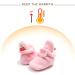 EDOTON Unisex Newborn Winter Boots - Warm Non-Slip Sole Bootie Sock (12-18 Months, Pink) - Buy Online on GoSupps.com