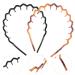 Minkissy Zigzag Hair Ties - 2 Piece Anti-Slip Plastic Hair Accessories for Women & Girls - Buy Online on GoSupps.com