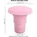 Brush Fascia Massage Head - Silicone Muscle Relief Replacement 18-19mm (Pink) | Reduce Pain & Tension - Buy Online on GoSupps.com