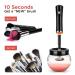 DEAL CICK Makeup Brush Cleaner Machine - Fast Electric Brush Cleaner & Dryer with 8 Rubber Collars - Deep Cosmetic Brush Spinner - Wash & Dry in Seconds - Black - Buy Online on GoSupps.com